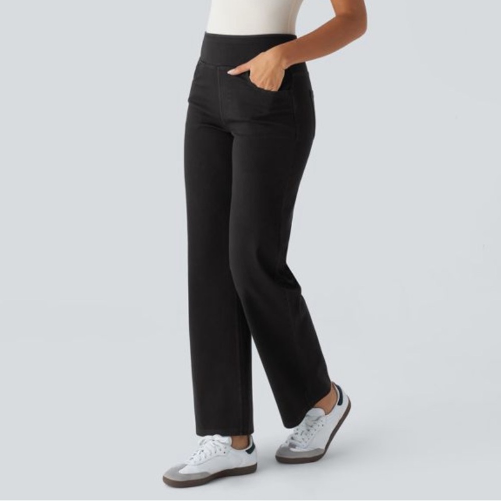 Halara Flex™ High Waisted Pockets Straight Leg Work Jeans